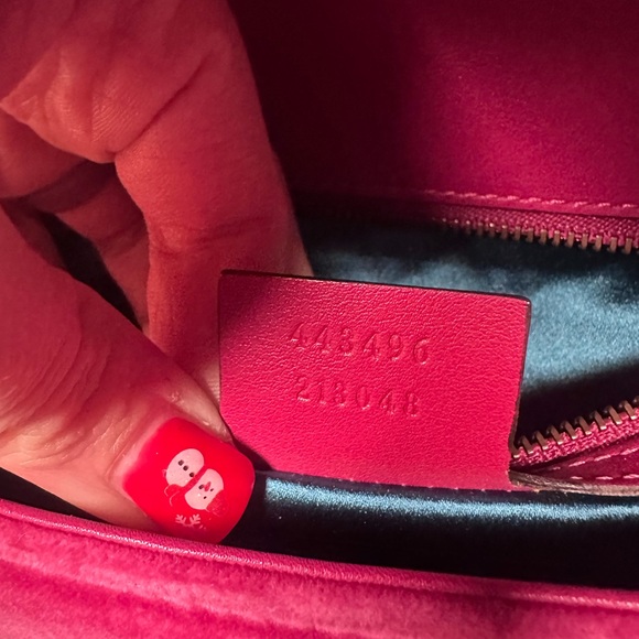 Authentic Gucci Velvet Blind for Love Marmont Crossbody bag - Picture 10 of 10